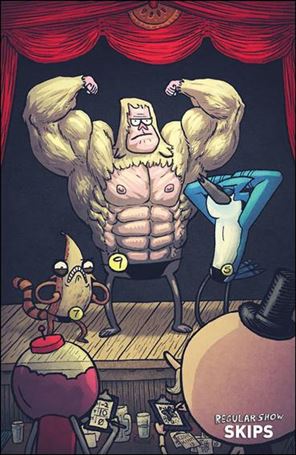 Regular Show: Skips issue 4-D Eddie Kihm 1:xx Virgin Cover