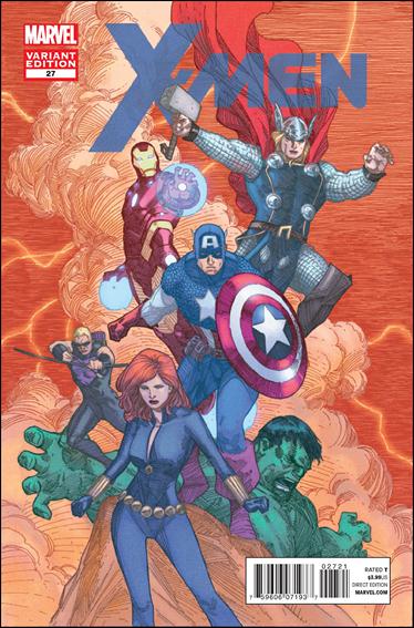 X-Men (2010) issue 27-B 1:25 "AA Appreciation" Cover