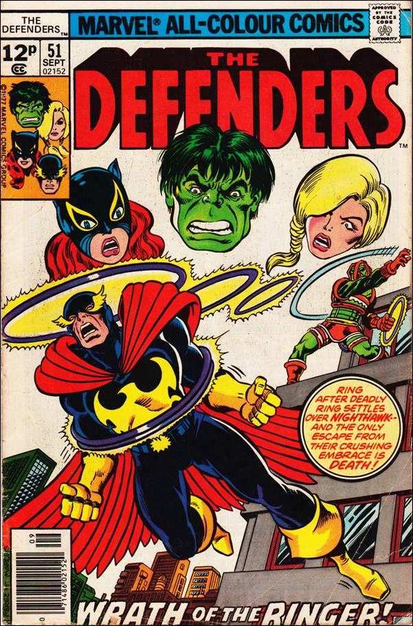 Defenders (1972) issue 51-C UK Price Cover