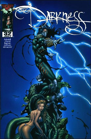 Darkness (1996) issue 32-B David Finch Blue Tempest Standard Cover 1/4000