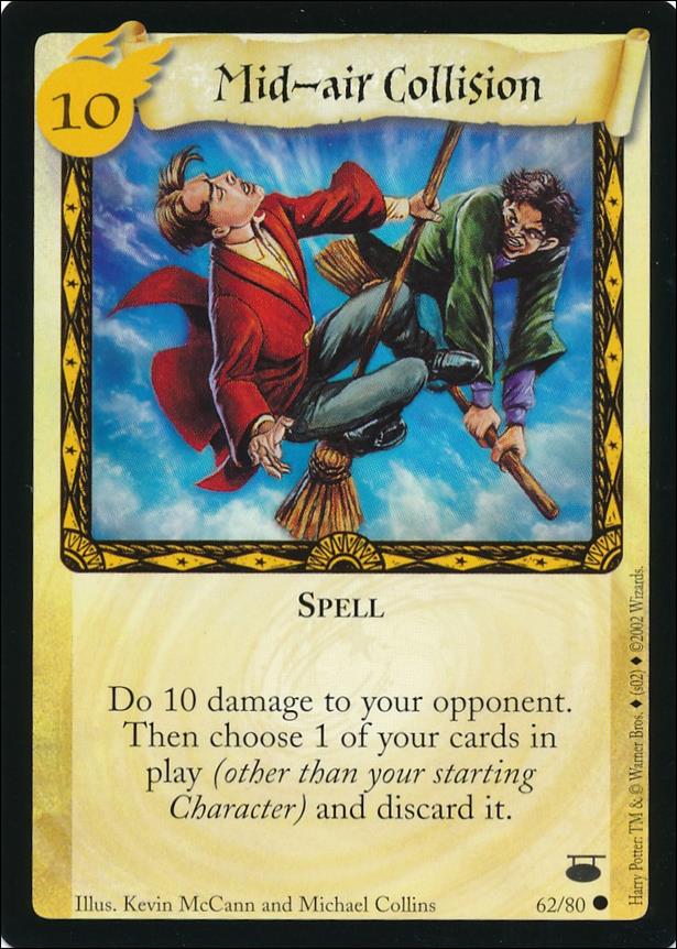 Harry Potter: Diagon Alley (Base Set) card 62 Mid-air Collision