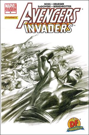 Avengers/Invaders issue 9-C Dynamic Forces Alex Ross Sketch Cover 1/699