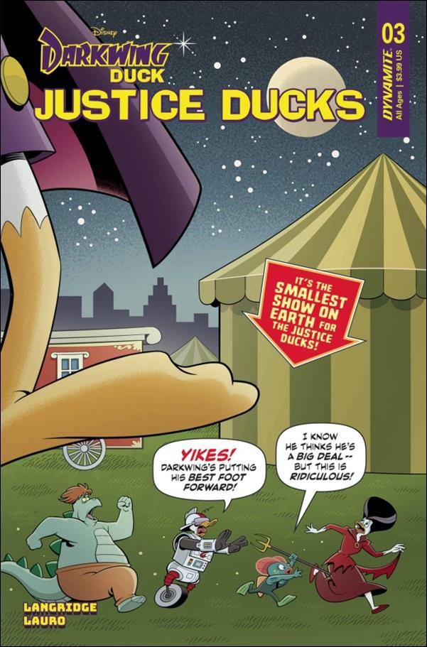 Justice Ducks issue 3-B Roger Langridge Cover