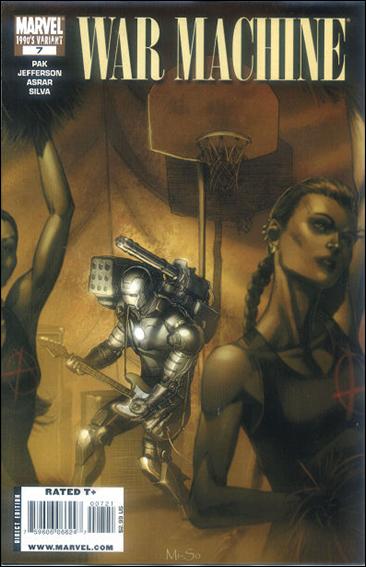 War Machine (2009) issue 7-B Francesco "Matt" Mattina 1:10 Cover