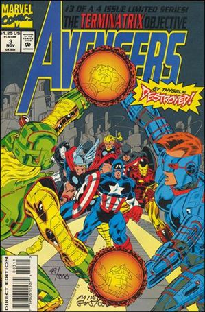 Avengers: The Terminatrix Objective issue 3-B DF Set (Signed by Mike Gustovich) 1/1000