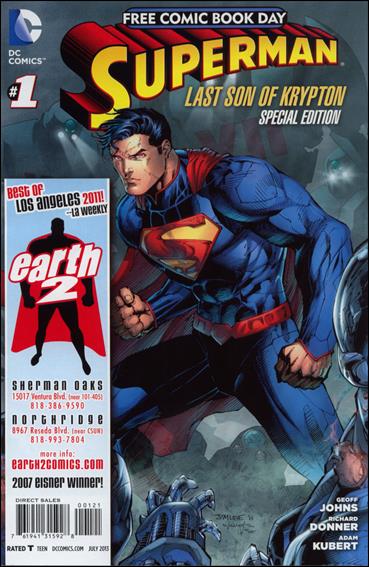 Superman: The Last Son of Krypton FCBD Special Edition issue 1-F Earth-2 Cover
