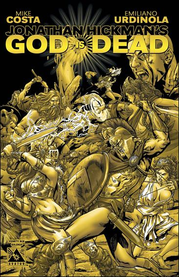 God is Dead issue 46-F Christian Zanier 1:3 Gilded Cover