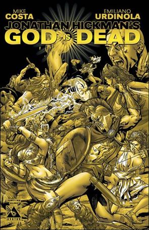 God is Dead issue 46-F Christian Zanier 1:3 Gilded Cover