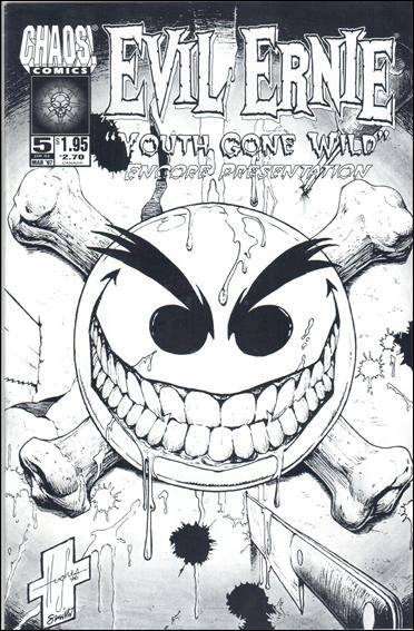 Evil Ernie: Youth Gone Wild issue 5-B Necro Edition Black & White Cover 1/2000