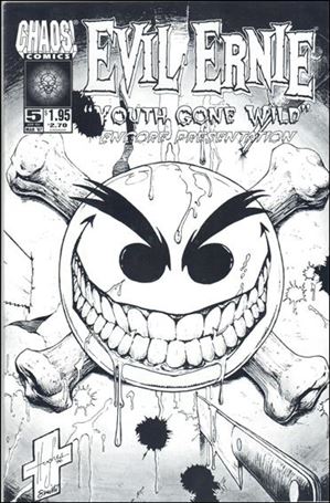 Evil Ernie: Youth Gone Wild issue 5-B Necro Edition Black & White Cover 1/2000