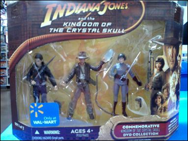 Indiana Jones and the Kingdom of the Crystal Skull Commemmorative DVD 3-Packs figure 1 Indiana Jones, Mutt Williams and Irina Spalko 3-Pk