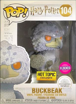 POP! Harry Potter figure '104'-B Buckbeak (Orange Eyes) (Flocked) Hot Topic