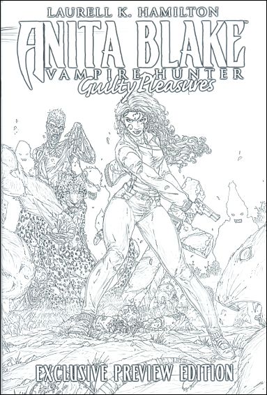 Anita Blake: Vampire Hunter - Guilty Pleasures - Exclusive Preview Edition issue 1 Exclusive Preview Wraparound Sketch Cover