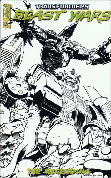 Transformers: Beast Wars: The Ascending issue 2-C Nick Roche 1:10 Retailer Incentive Sketch Cover