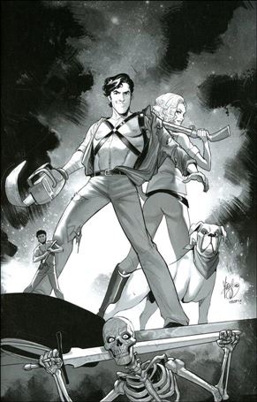 Death to the Army of Darkness issue 1-L Mirka Andolfo 1:30 Black & White Virgin Cover
