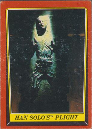 Star Wars: Return of the Jedi: Series 1 (Base Set) card 27 Han Solo's Plight