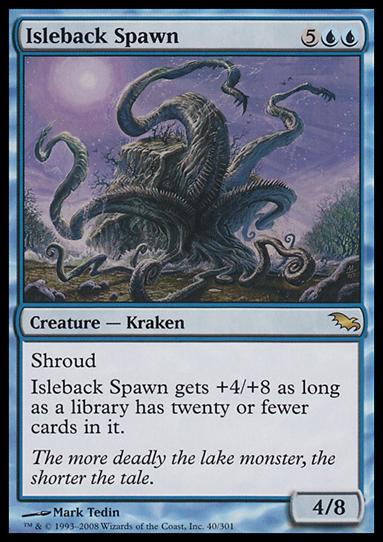 Magic the Gathering: Shadowmoor (Base Set) card 40 Isleback Spawn