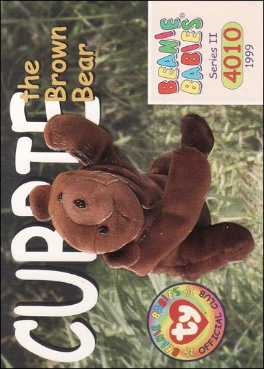 Beanie Babies Series 2 (Base Set) card 164 Cubbie the Brown Bear