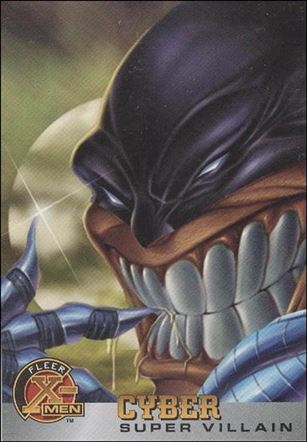 1996 Fleer X-Men International (Base Set) card 63 Cyber