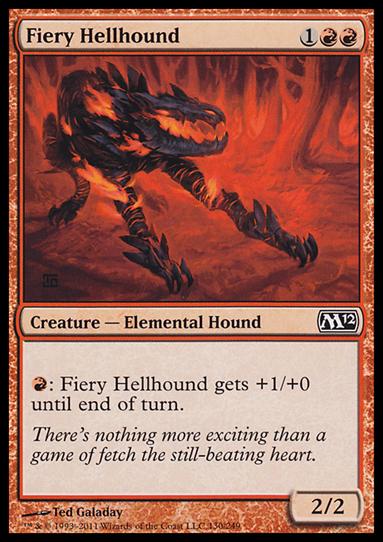 Magic the Gathering: 2012 Core Set (Base Set) card 130 Fiery Hellhound