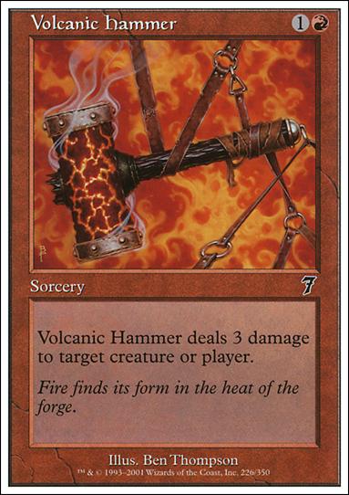 Magic the Gathering: 7th Edition (Base Set) card 226 Volcanic Hammer