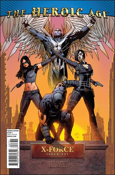 X-Force (2008) issue 27-B Clay Mann 1:15 "Heroic Age" Cover