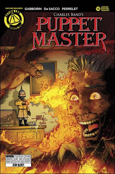 Puppet Master (2015) issue 13-B Andrew Mangum Color Cover 1/1500