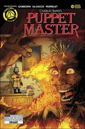 Puppet Master (2015) issue 13-B Andrew Mangum Color Cover 1/1500