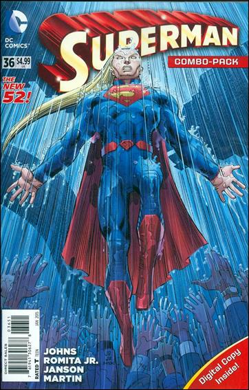 Superman (2011) issue 36-C Unbagged John Romita Jr. Cover Combo Pack