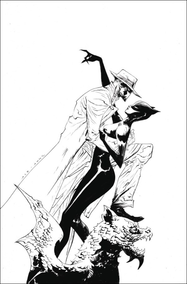 Green Hornet / Miss Fury issue 5-G Jae Lee B&W 1:15 Virgin Cover