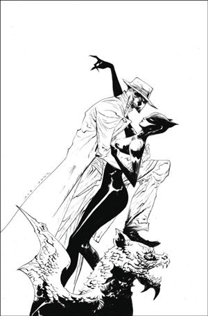 Green Hornet / Miss Fury issue 5-G Jae Lee B&W 1:15 Virgin Cover