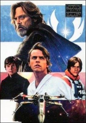 Star Wars Galaxy 2018 (Base Set) card 1 The Skywalker Saga: Luke