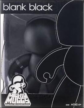 Mighty Muggs (Black and White Exclusives) figure 1 Blank Black