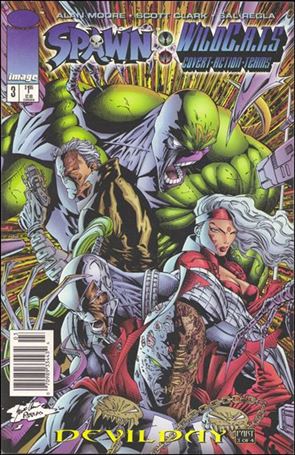 Spawn/WildC.A.T.s issue 3-B Newsstand Edition / Price Variant