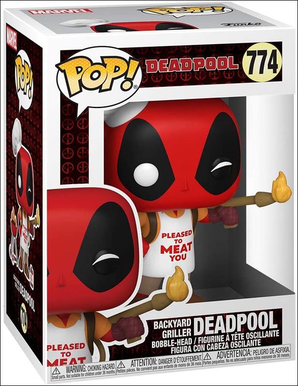 POP! Marvel figure 774 Backyard Griller Deadpool