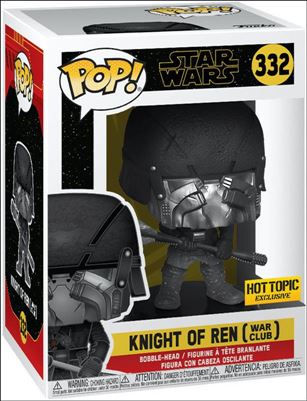 POP! Star Wars figure 332 Knight of Ren (War Club) Hot Topic Exclusive