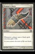 Magic the Gathering: Duels of the Planeswalkers (Base Set) card 91 Demon's Horn