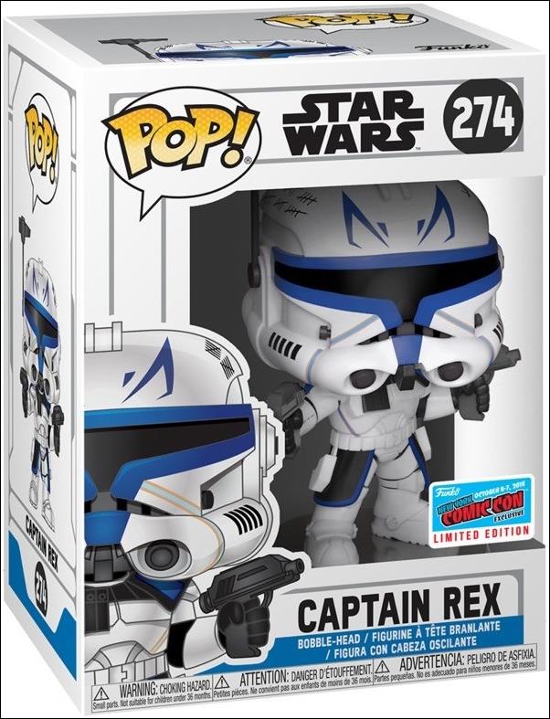 POP! Star Wars figure 274 Captain Rex NYCC 2018