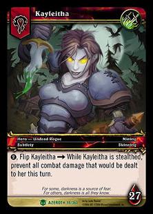 World of Warcraft: Heroes of Azeroth (Base Set) card 11 Kayleitha