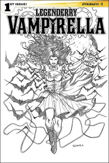 Legenderry Vampirella issue 1-D Sergio Fernandez Davila 1:25 Sketch Cover