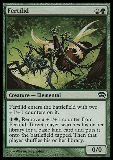 Magic the Gathering: Planechase (Base Set) card 72 Fertilid