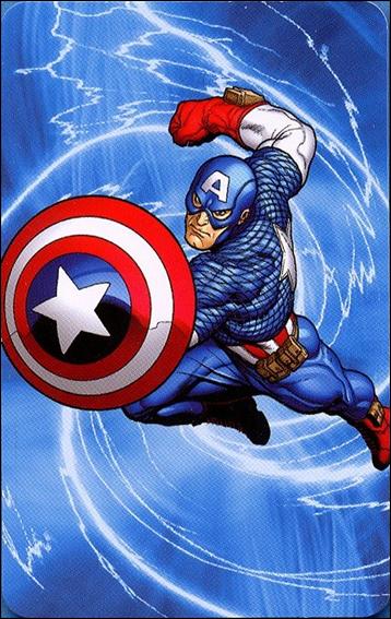 Marvel Universe: Series 1 (Promo) card 012 Ultimate Captain America