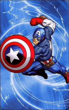 Marvel Universe: Series 1 (Promo) card 012 Ultimate Captain America