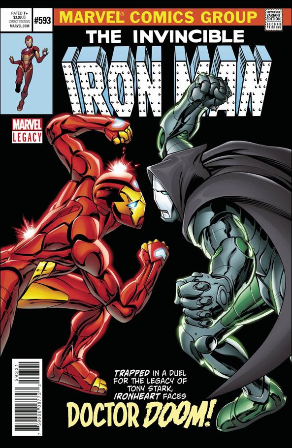 Invincible Iron Man (2017) issue 593-G Alan Davis Homage Cover (2nd Printing)