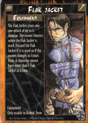Rage Limited (Base Set) card 87 Flak Jacket 