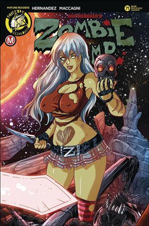 Zombie Tramp (2014) issue 71-C Boo Rudetoons Standard Cover 1/2000