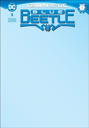 Blue Beetle (2023) issue 1-E Blank Cardstock Cover
