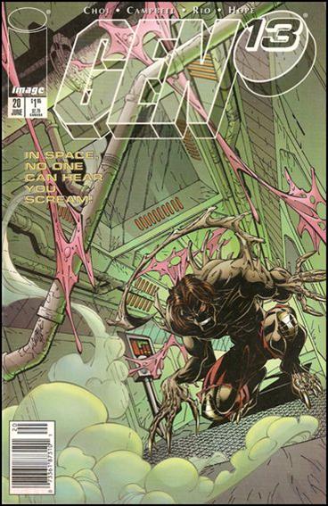Gen13 (1995) issue 20-B Newsstand Edition / Price Variant
