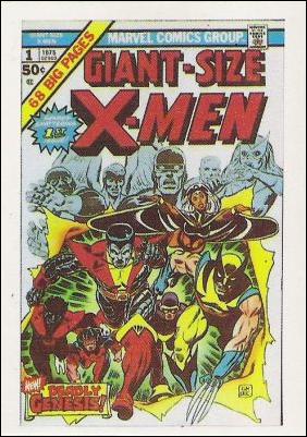 Marvel Super Heroes First Issue Covers (Base Set) card 33 Giant Size X-Men