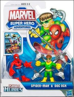 Marvel Super Hero Adventures figure 5 Spider-Man and Doc Ock